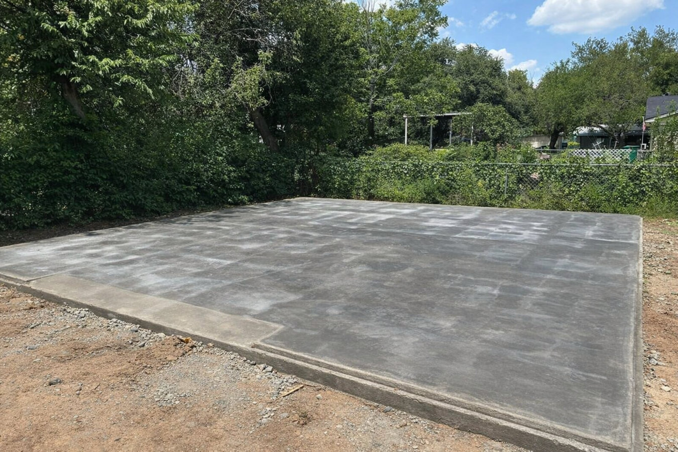 Slab foundation building in Springfield, IL